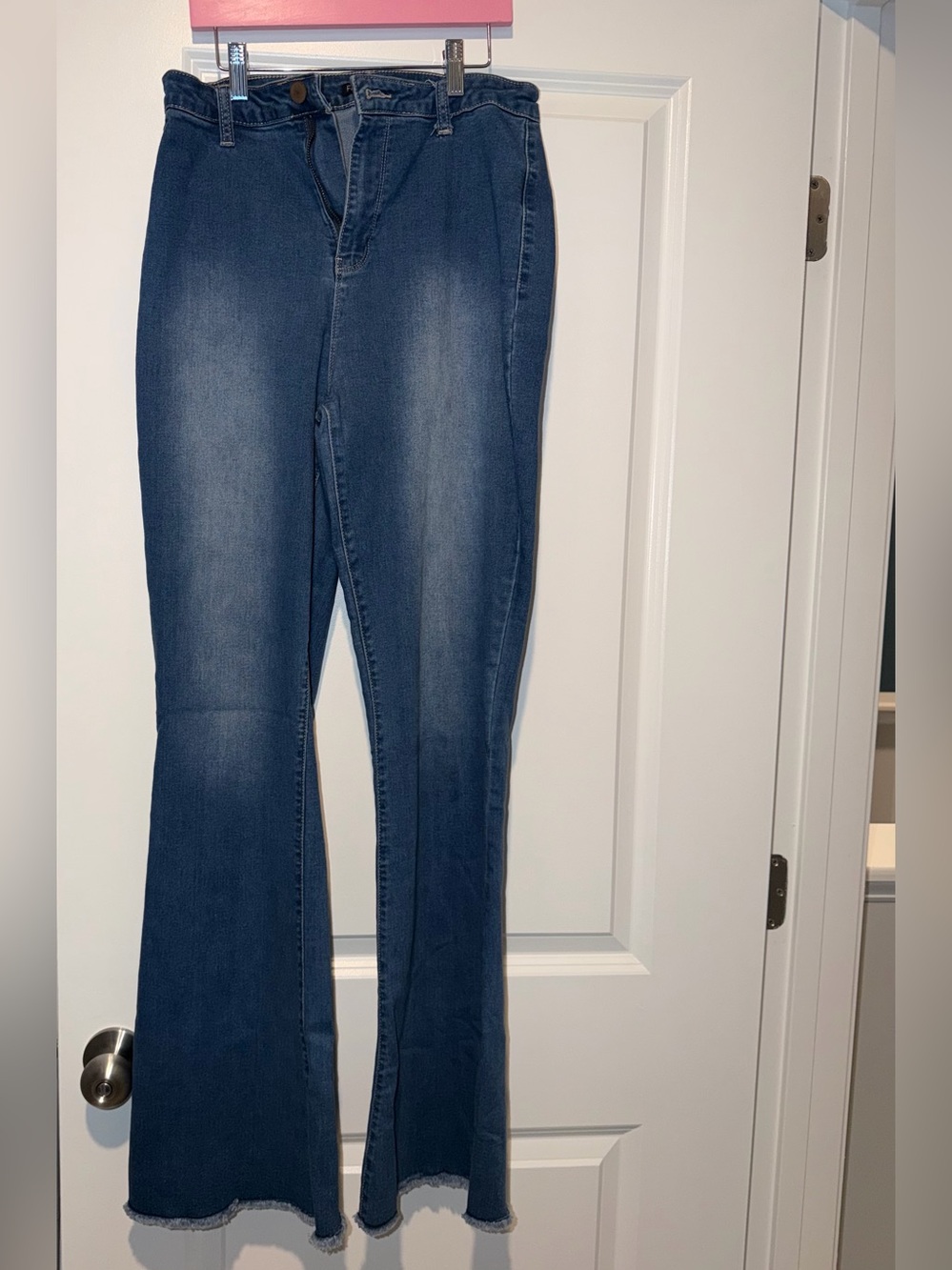 Fashion Nova Dark Blue Bootcut Jeans